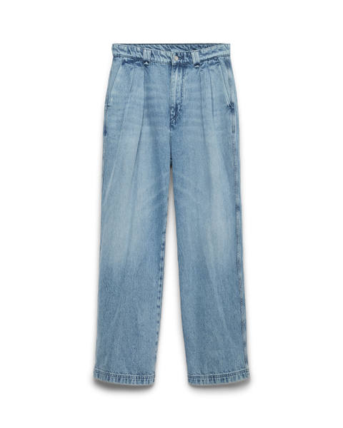 Wide Leg Denim Pants – Light Blue | Final Draft Clo – finaldraftclo