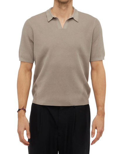 400 - Boxy V-Neck Knit Tee - 1 - 420236 - 1715