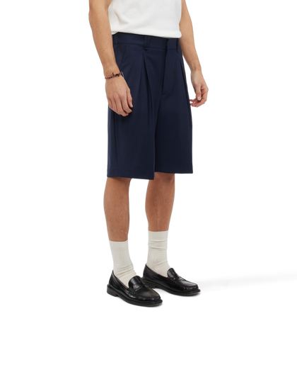 900 - Box Pleated Wide Leg Shorts - 1 - 190001 - 3100