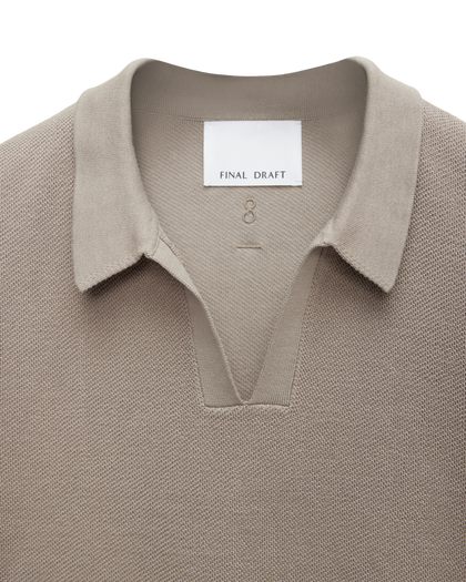 400 - Boxy V-Neck Knit Tee - 1 - 420236 - 1715